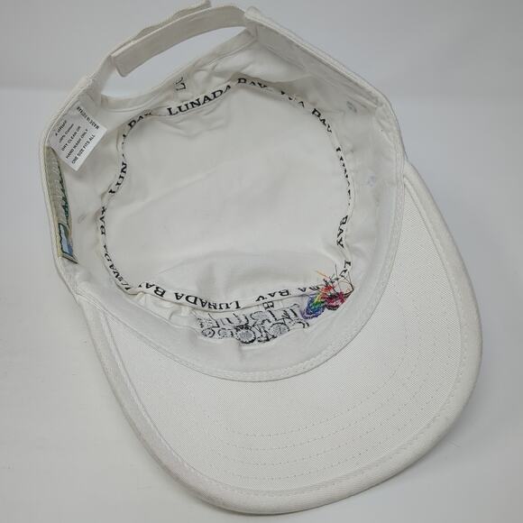 True Colors Cadet Army Cap White One Size Adjustable Embroidered Lunada Bay - Picture 6 of 9